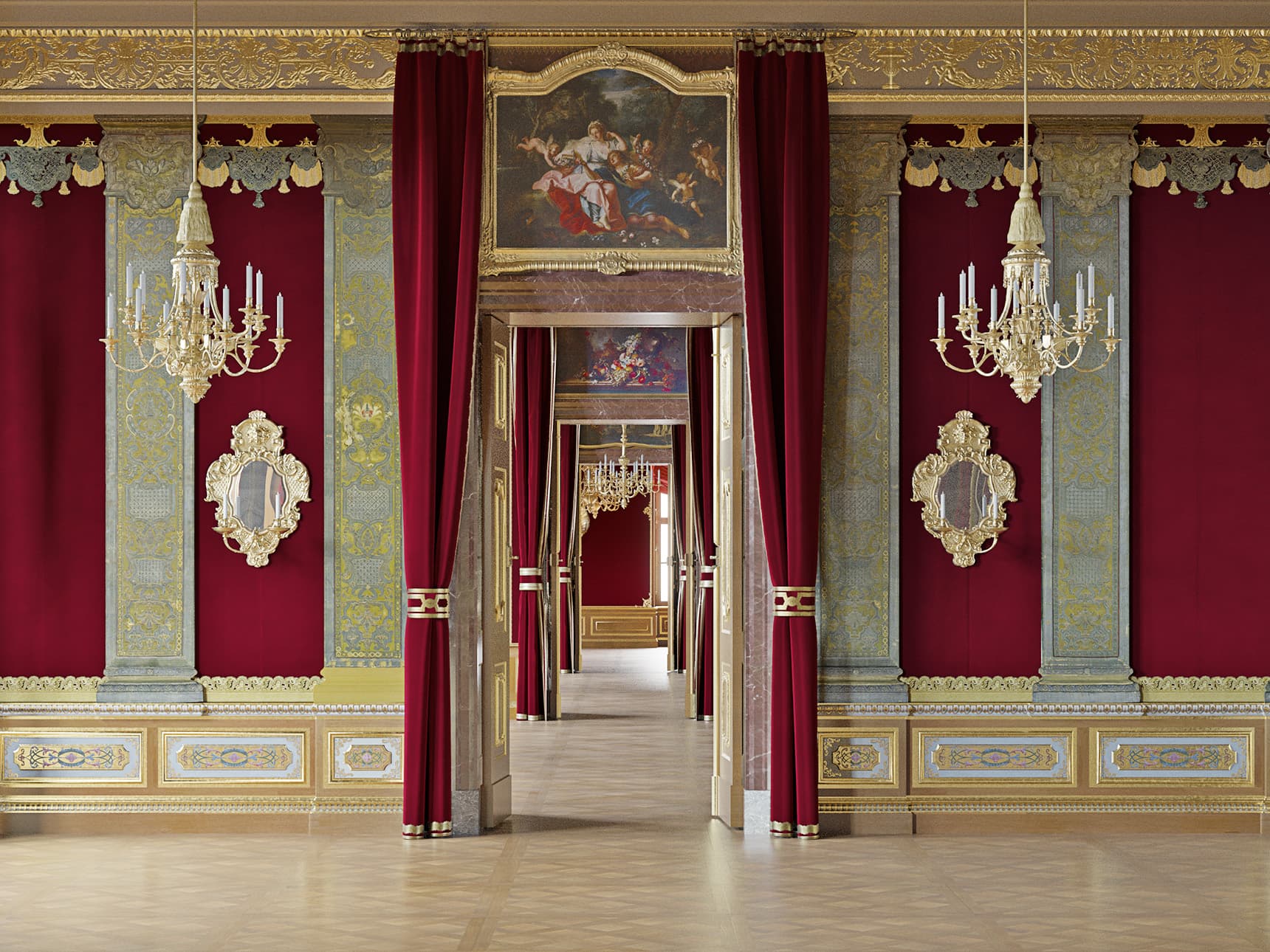 Die Paraderäume Augusts des Starken von 1719