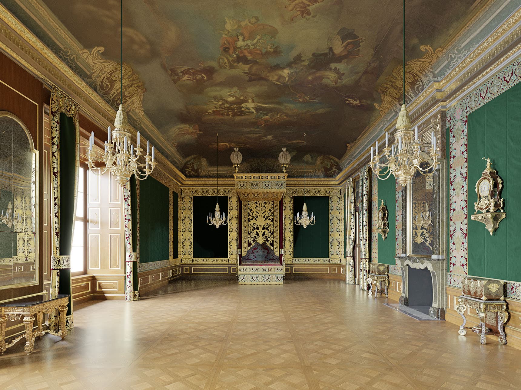 Die Paraderäume Augusts des Starken von 1719